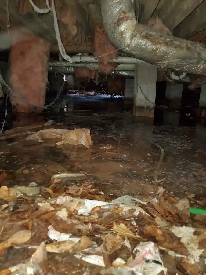 Crawl space flood assessment for Commercial Water Damage Restoration in Fountain Hills