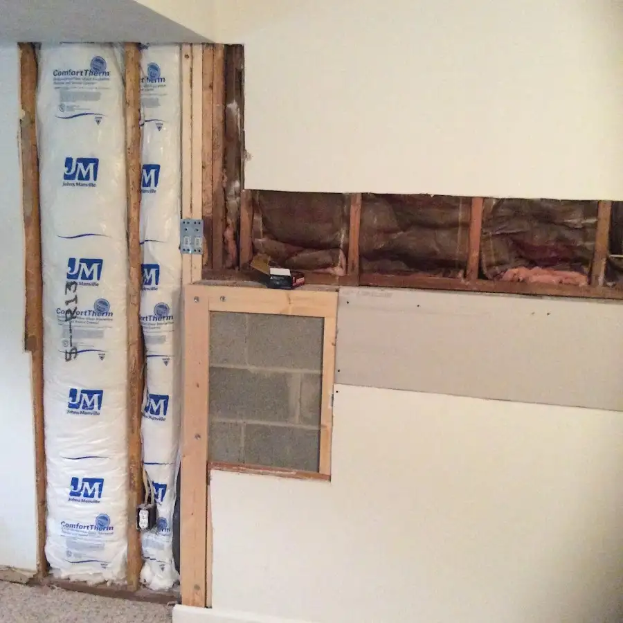 Wall insulation replacement during Odor Removal & Deodorization in Fountain Hills